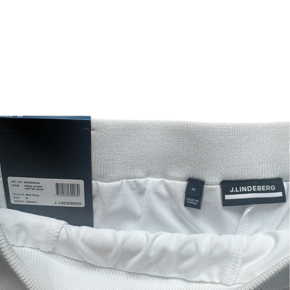 J. Lindeberg FRIDA STRIPE KNITTED SKIRT - Picture 8 of 9